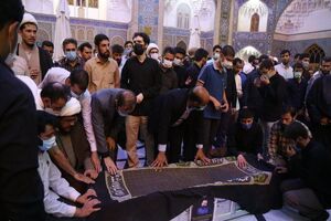 انتقال پیکر محمدحسین فرج نژاد از قم به یزد
