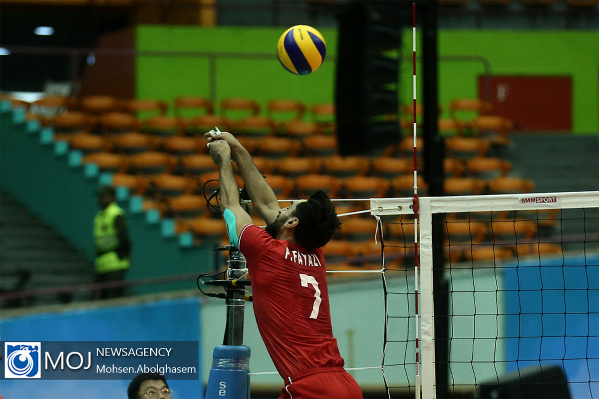 دیدار تیم های ملی والیبال ایران و قطر
