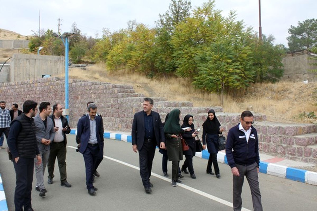 بازدید از تصفیه خانه آب سنندج