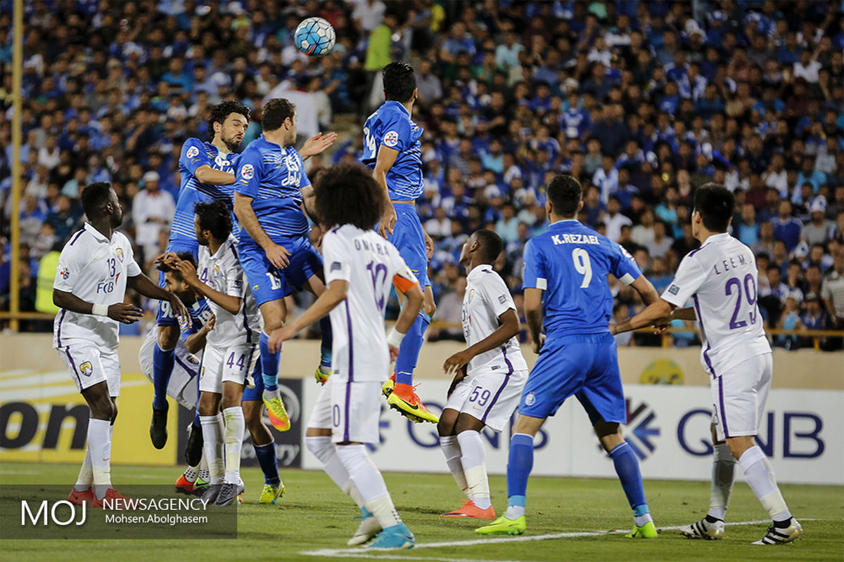 دیدار تیم های فوتبال استقلال ایران و العین امارات