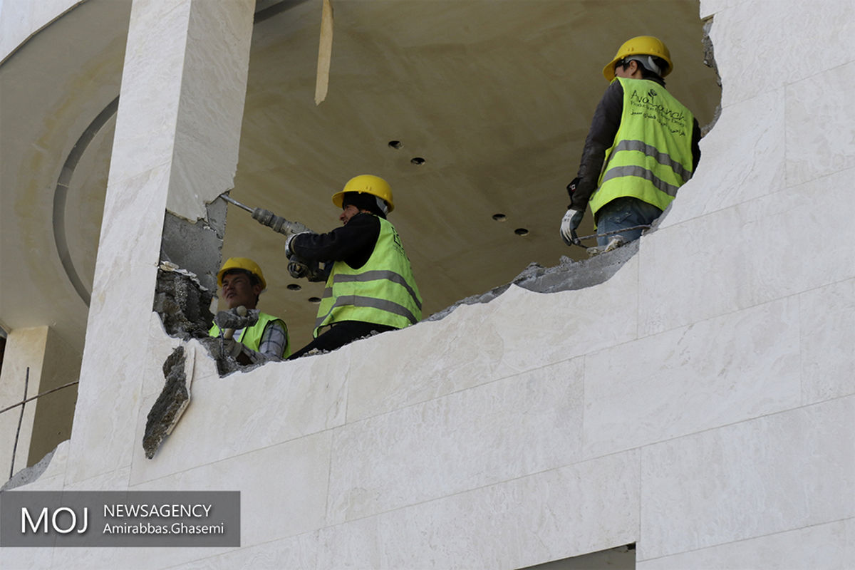 تخریب بخشی از ویلای دختر وزیر سابق