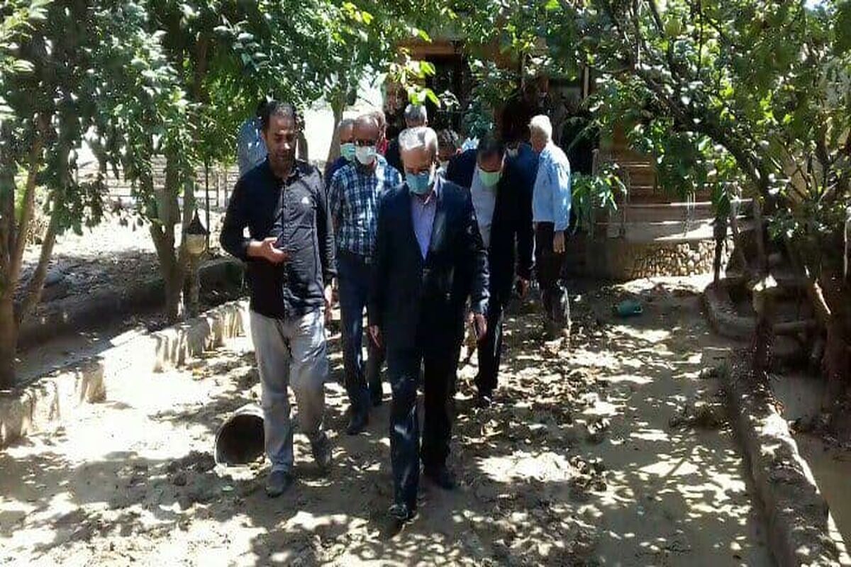 سیل شهر کجور
