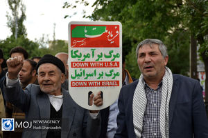 راهپیمایی روز جهانی قدس در اردبیل