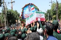 مردم کرمانشاه با شهید امنیت «مهدی شاهملکی» وداع کردند