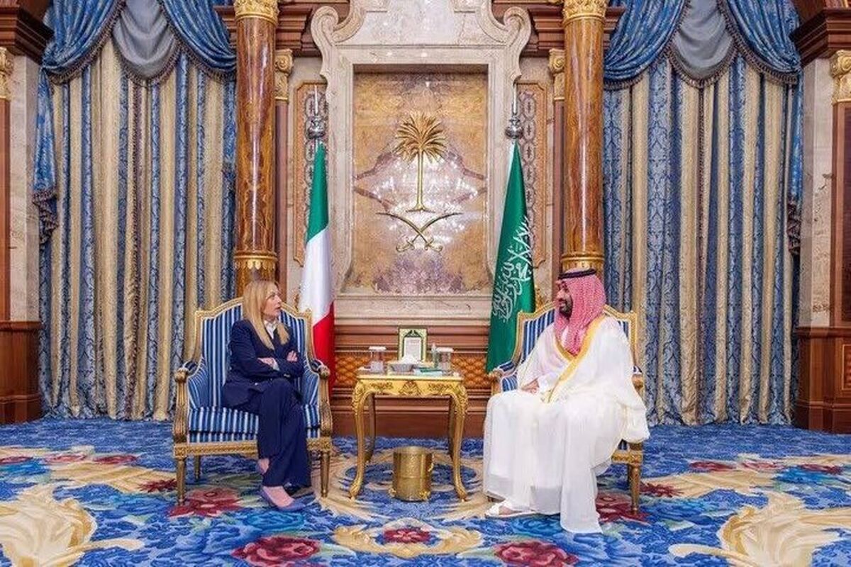 ولیعهد عربستان و نخست وزیر ایتالیا