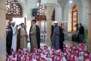 توزیع ۵۰۰۰ بسته معیشتی در حرم مطهر سیدعلاءالدین حسین(ع)