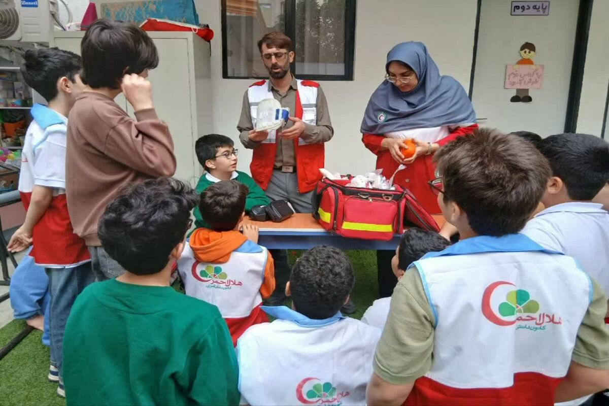 آموزش همگانی هلال احمر مازندران