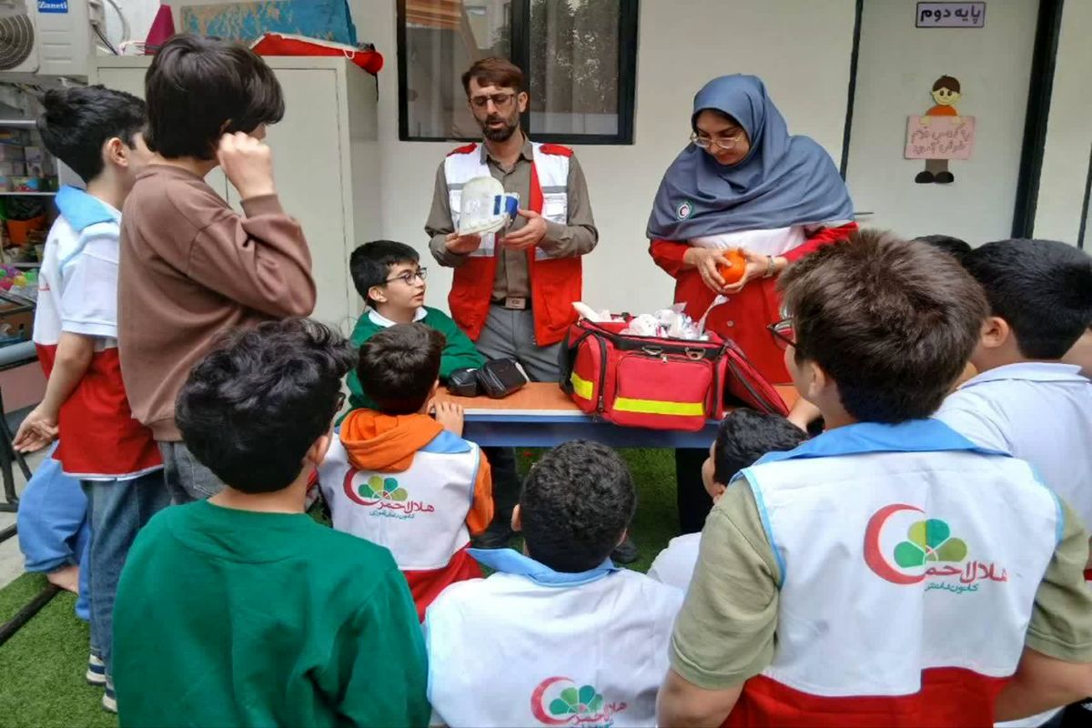 آموزش همگانی هلال احمر مازندران