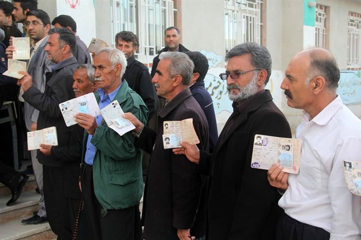  مردم سرپل ذهاب در انتخابات