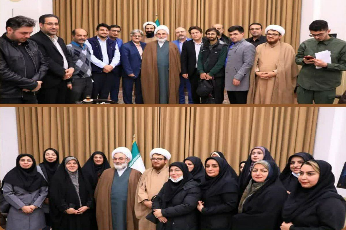 آیت الله رسول فلاحتی جمع خبرنگاران و اصحاب رسانه گیلان