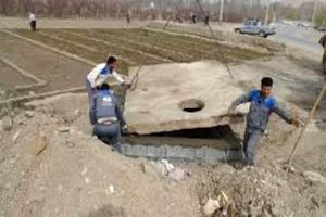 بازسازی حوضچه‌های شیرآلات شبکه‌های آب و فاضلاب روانسر