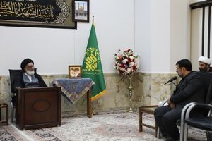 دیدار استاندار قم با آیت الله سعیدی