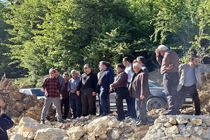 فرماندار میاندورود و نماینده مجلس از محورهای روستایی و روند لایروبی رودخانه بازیارخیل بازدید کردند