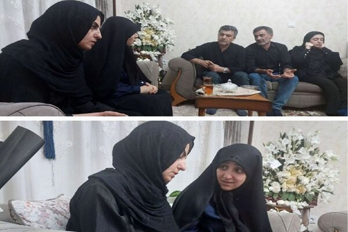 بهروزآذر، معاون رئیس جمهور در امور زنان و خانواده در دار با خانواده الهه حسین‌نژاد