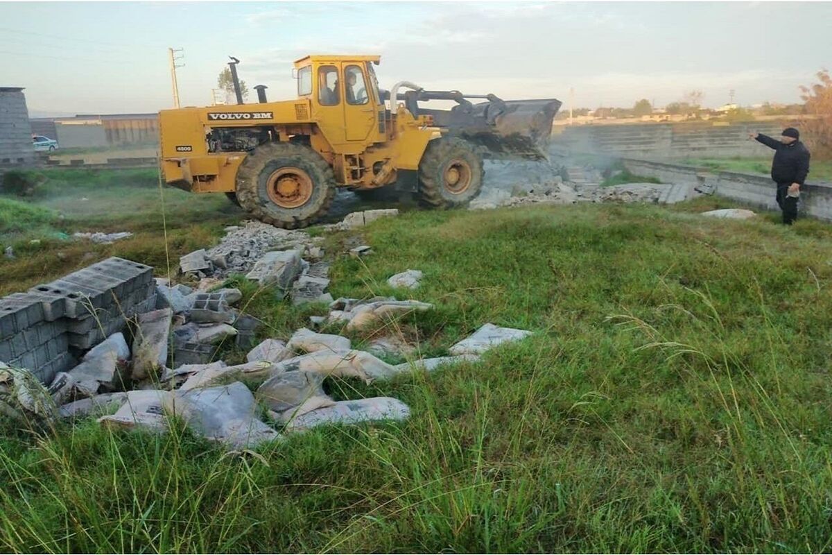 زمین خواری در چالوس