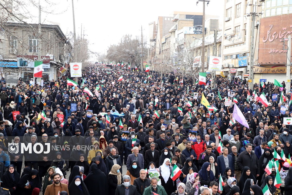 راهپیمایی 22 بهمن در کرمانشاه