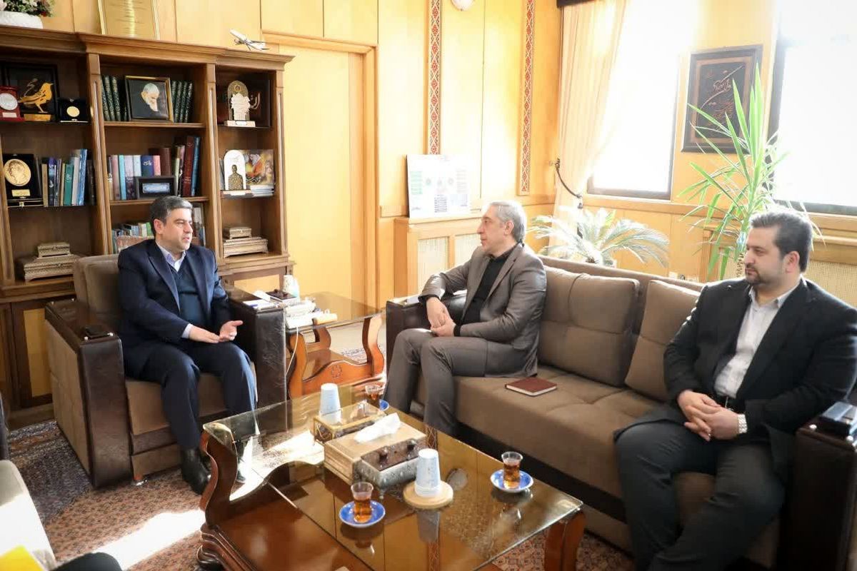 استاندار اردبیل در وزارت صمت