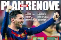 مسی قراردادش را با بارسلونا تمدید می‌کند