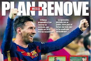 مسی قراردادش را با بارسلونا تمدید می‌کند