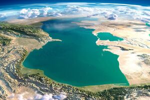 کاهش نگران‌کننده آب دریای خزر + فیلم