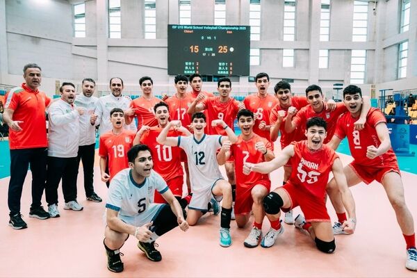 پسران ایران به فینال والیبال قهرمانی دانش‌آموزان جهان رسیدند