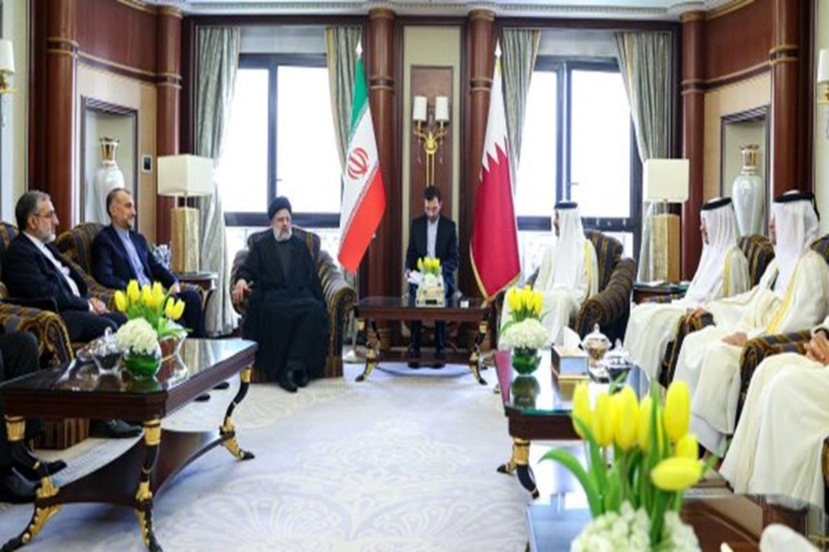 رئیس جمهور و امیر قطر