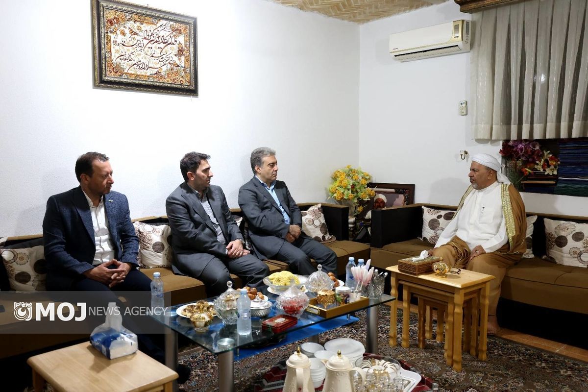 دیدار عدلی با امام جمعه اهل سنت کیش 