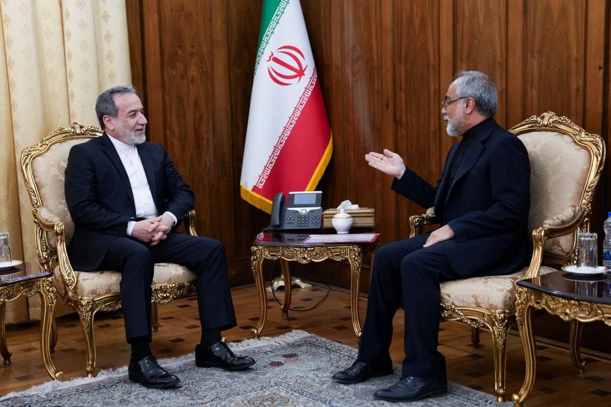 کمال دهقانی فیروزآبادی و عباس عراقچی