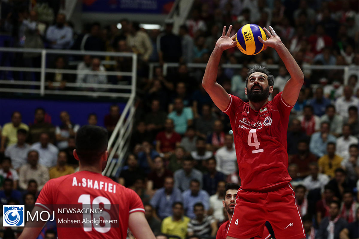 دیدار تیم های ملی والیبال ایران و کانادا