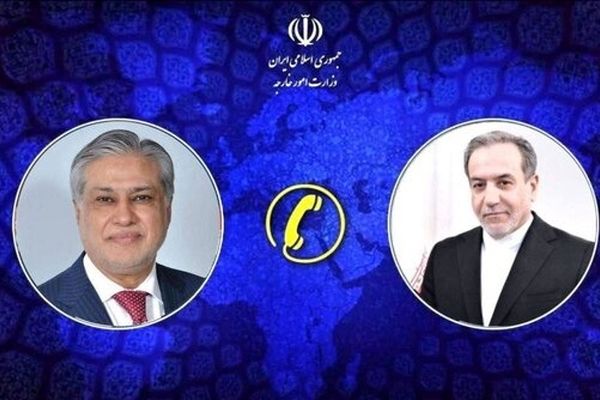 وزرای خارجه ایران و پاکستان در رابطه با تعاملات دو سویه گفتگو کردند