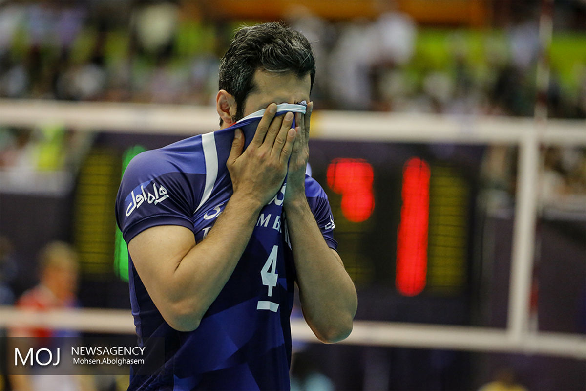 دیدار تیم های والیبال ایران و صربستان