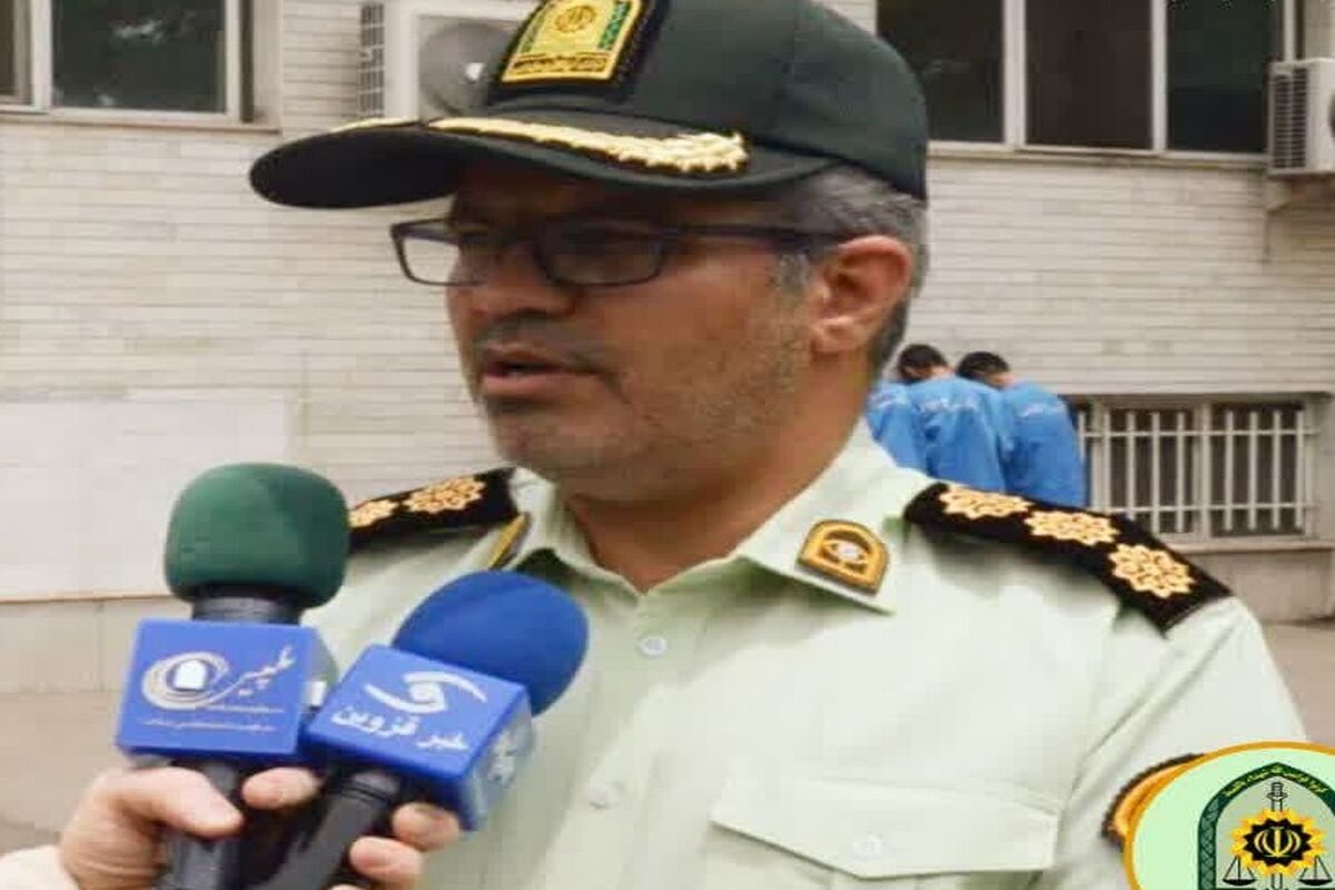 سرهنگ اميرحسام عزيزي رئیس پلیس آگاهی استان قزوین