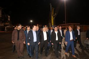 بازدید معاون اول رئیس‌جمهور از بندر شهید رجایی بندرعباس