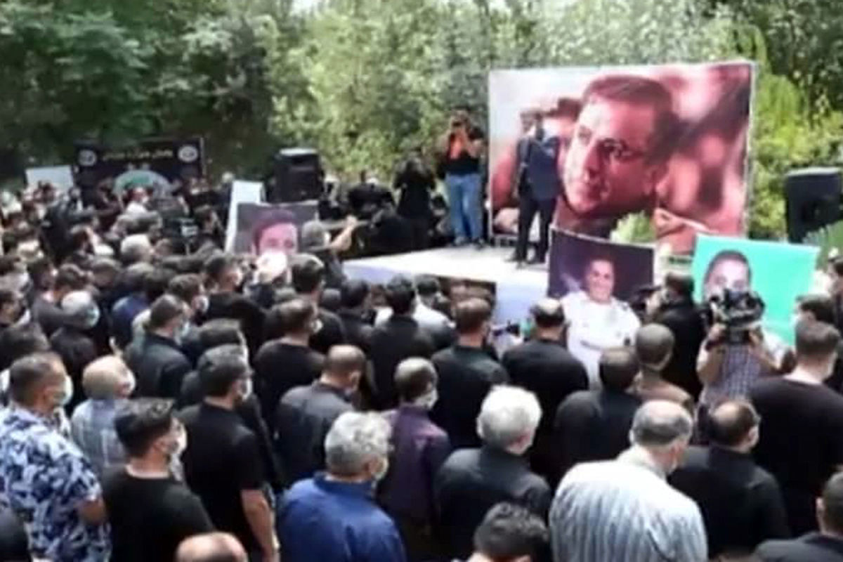 مراسم تشییع پیکر علی سلیمانی برگزار شد