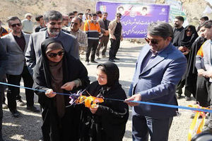 افتتاح پروژه تقاطع غیرهمسطح دهبکری محور بم- جیرفت با حضور وزیر راه و شهرسازی