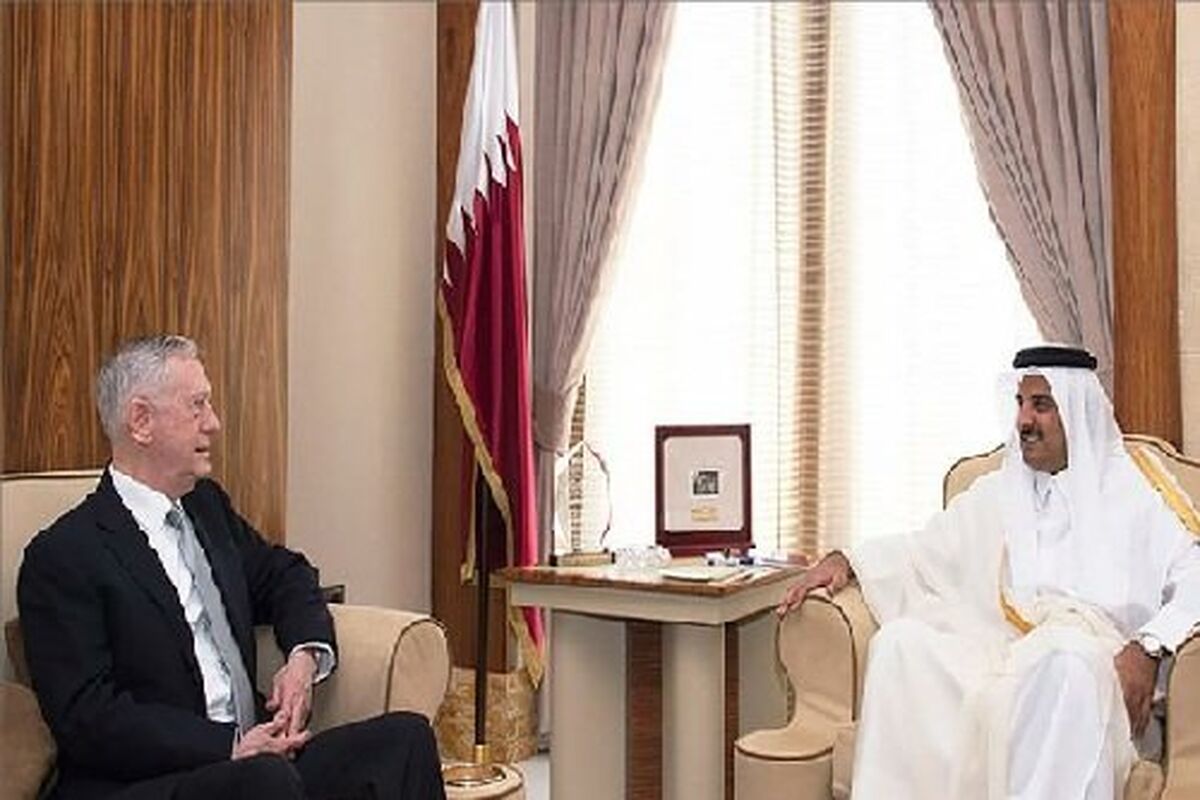 امیر قطر و ماتیس