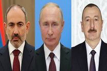 گفتگوی تلفنی پوتین با علی‌اف و پاشینیان درباره قره‌باغ کوهستانی