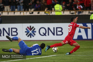 دیدار تیم های فوتبال پرسپولیس ایران و الوصل امارات