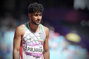 مهدی پیرجهان در دو ۴۰۰ متر با مانع آسیا فینالیست شد