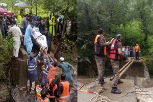 ۱۶۰ تن بر اثر سیل و بارندگی در پاکستان جان باختند