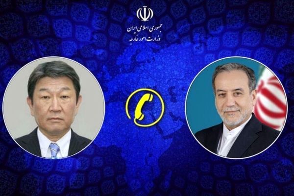 عراقچی با وزیر خارجه ژاپن گفتگو کرد