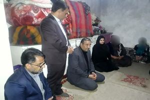 تامین واحد مسکونی هدیه بازدید استاندار ایلام از خانواده سه معلولی