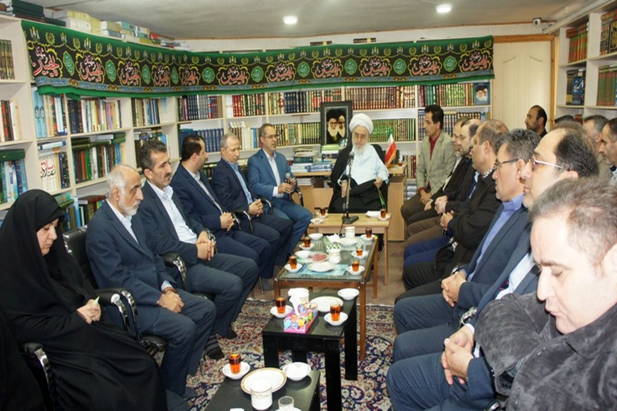 دیدار با ایت الله قربانی