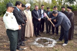 کلنگ احداث ساختمان جدید شورای حل اختلاف بخش سنگر به زمین زده شد