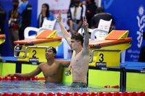 محمدمهدی غلامی در ۲۰۰ متر شنای پروانه به مدال طلای آسیا دست یافت