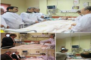 آقای دکتر فاضل به همراه تعدادی از دولت مردان به عیادت پدر طبیعت ایران دکتر غلامعلی بسکی رفتند