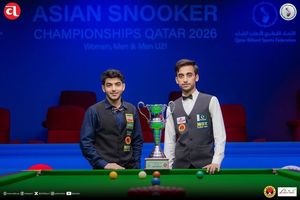 شاهین سبزی به مقام دوم اسنوکر قهرمانی آسیا رسید