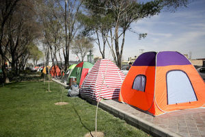 نصب چادر در پارک‌ها و تفرجگاه‌های سطح شهر همدان ممنوع است