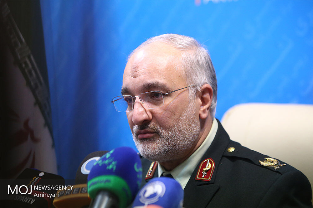 نشست خبری رییس پلیس مبارزه با مواد مخدر ناجا/سردار مسعود زاهدیان رییس پلیس مبارزه با مواد مخدر ناجا