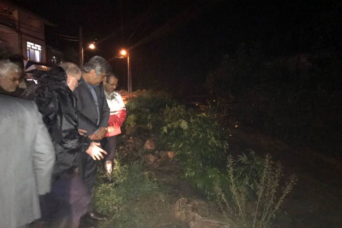 سیل در لنگرود گیلان